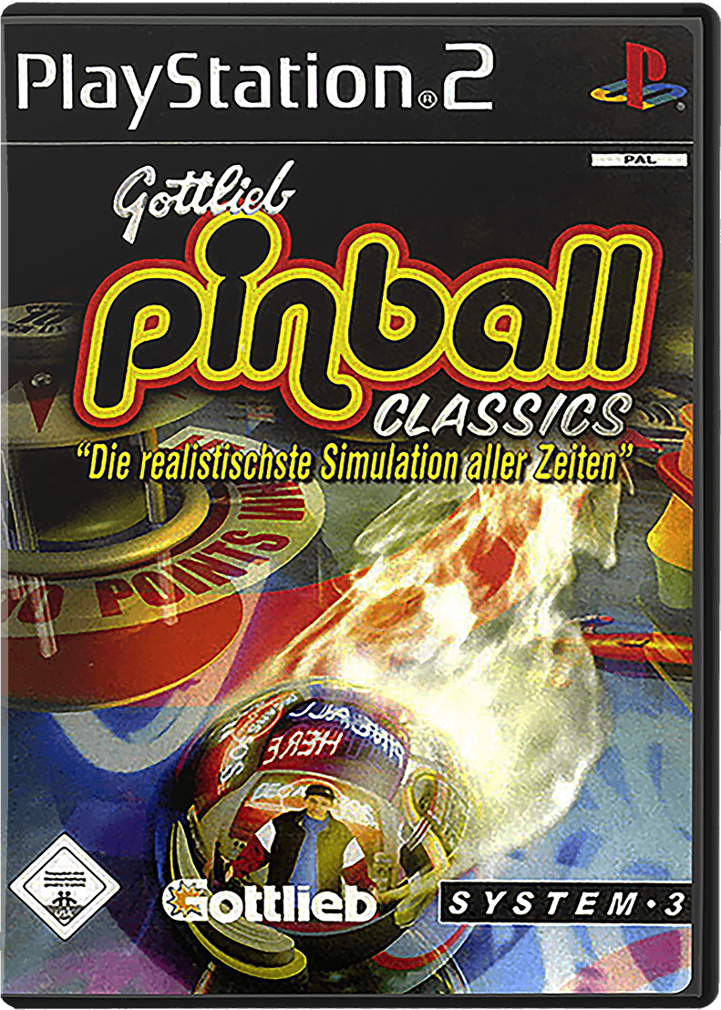 Gottlieb Pinball Classics box art for Playstation 2
